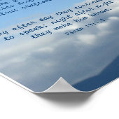 感動的引用文ポスター ポスター (角)