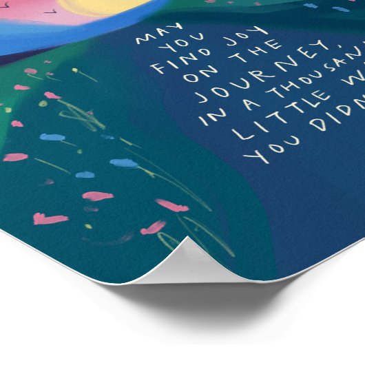 感動的引用文ポスター ポスター (角)