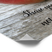 感動的引用文ポスター ポスター (角)