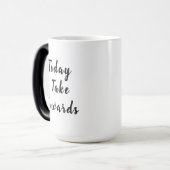 感動的引用文マググデザインの対象インスパイア モーフィングマグカップ (正面左)