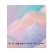 感動的引用文メモ帳 ノートパッド (正面)