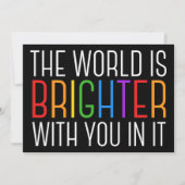 感動的引用文メンタルヘルス勇気付けられる カード (正面)