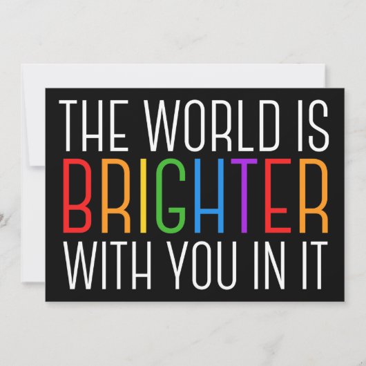 感動的引用文メンタルヘルス勇気付けられる カード (正面)