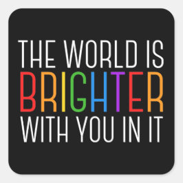 感動的引用文メンタルヘルス勇気付けられる スクエアシール