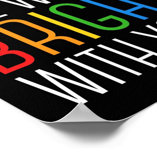 感動的引用文メンタルヘルス勇気付けられる ポスター (角)