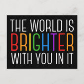 感動的引用文メンタルヘルス勇気付けられる ポストカード (正面)