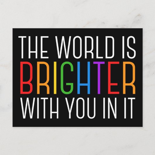 感動的引用文メンタルヘルス勇気付けられる ポストカード (正面)