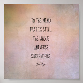 感動的引用文ラオツ暖か動揺していトーン ポスター