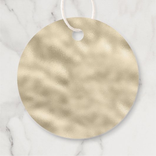 感動的引用文レインボーパーソナライズされた フェイバータグ (裏面)