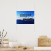 感動的引用文人生の道を見つける ポスター (キッチン)