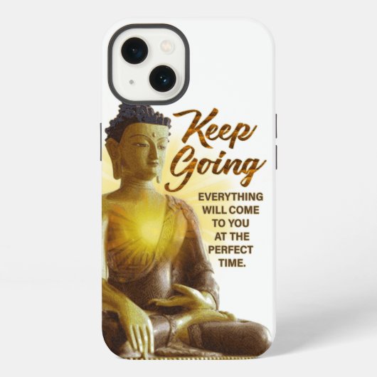 感動的引用文仏保行 iPhoneケース (裏面)