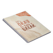 感動的引用文休憩はいいよ ノートブック (右側)