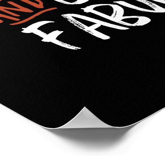 感動的引用文保Calm and Be Fabulous ポスター (角)