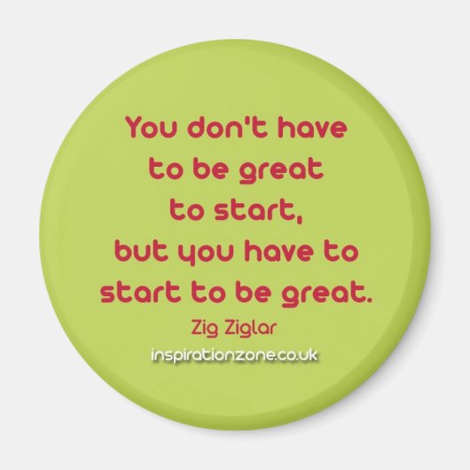 感動的引用文冷蔵庫用マグネット マグネット (正面)