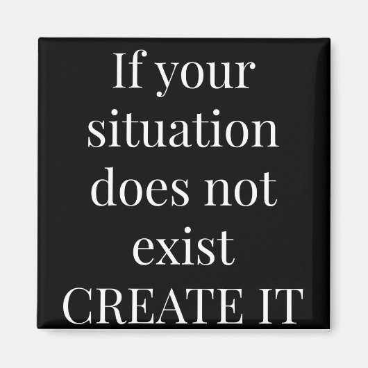 感動的引用文冷蔵庫磁石2X2正方形 マグネット (正面)