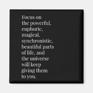 感動的引用文冷蔵庫磁石2X2正方形 マグネット