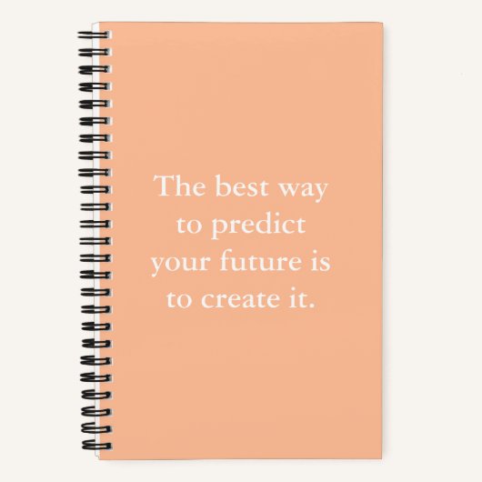 感動的引用文前向き確認手帳 ノートブック (正面)