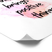 感動的引用文前向き、取得意欲を起こ ポスター (角)