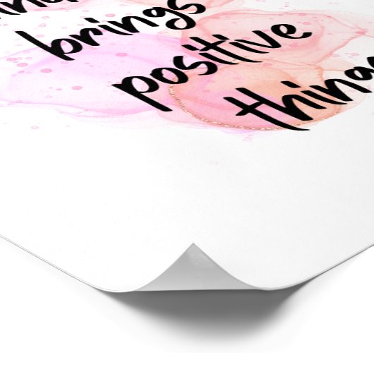 感動的引用文前向き、取得意欲を起こ ポスター (角)