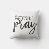 感動的引用文宗教的だが第一祈に クッション (正面)