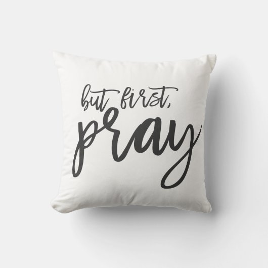 感動的引用文宗教的だが第一祈に クッション (正面)