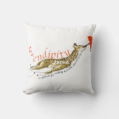 感動的引用文少年の女の子のキラお洒落フ クッション (正面)