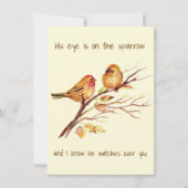 感動的引用文彼の目は雀の上だ (正面)