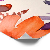 感動的引用文感謝の魔法やる気を起こさせる ポスター (角)