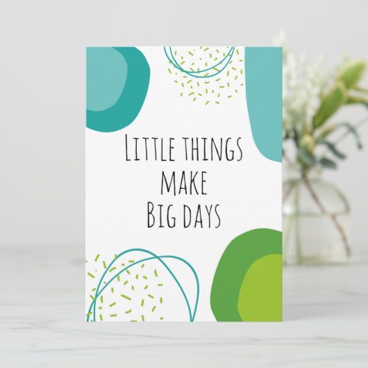 感動的引用文抽象芸術 カード (スタンド正面)