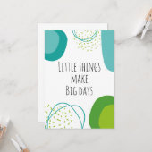 感動的引用文抽象芸術 カード (正面/裏面インサイチュ)