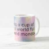 感動的引用文水色コーヒーマグ コーヒーマグカップ (正面右)