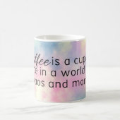 感動的引用文水色コーヒーマグ コーヒーマグカップ (中央)