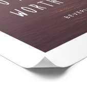 感動的引用文海撮影 ポスター (角)