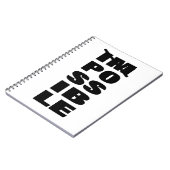 感動的引用文無限の可能性引用文 ノートブック (左側)