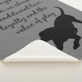 感動的引用文犬が教え来 シェルパブランケット (3/4)