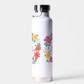 感動的引用文独自のフローラの作成 ウォーターボトル (右面)