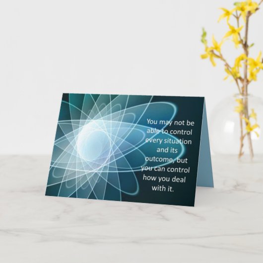 感動的引用文確認 カード (黄色い花)