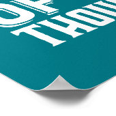 感動的引用文色の美しい魂 ポスター (角)