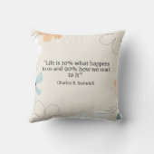 感動的引用文装飾用クッション クッション (裏面)