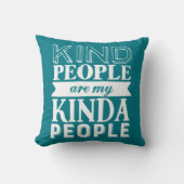 感動的引用文親切な人マイキンダピープル クッション (正面)