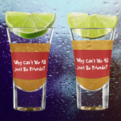 感動的引用文赤 ショットグラス