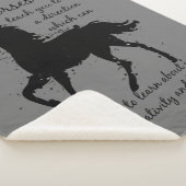 感動的引用文馬は私たち教えに シェルパブランケット (3/4)