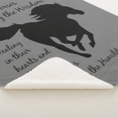 感動的引用文馬は私たち教えに シェルパブランケット (3/4)