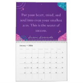 感動的引用文2022グリッター カレンダー (1月 2026)