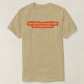 感動的引用文25 Tシャツ (デザイン正面)