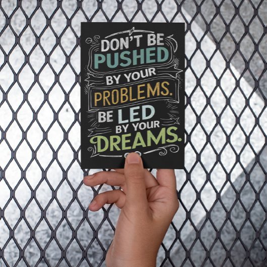 感動的引用文:お客様にプッシュされない ポストカード