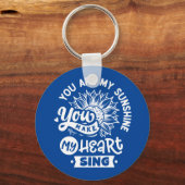 感動的引用文 |ひまわり キーホルダー (正面)