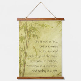 感動的引用文、カスタム26"x36"垂直パネル 吊り下げ型タペストリー