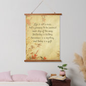 感動的引用文、カスタム26"x36"垂直パネル 吊り下げ型タペストリー (寝室)