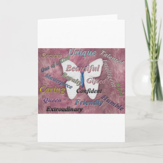 感動的引用文 カード (正面)